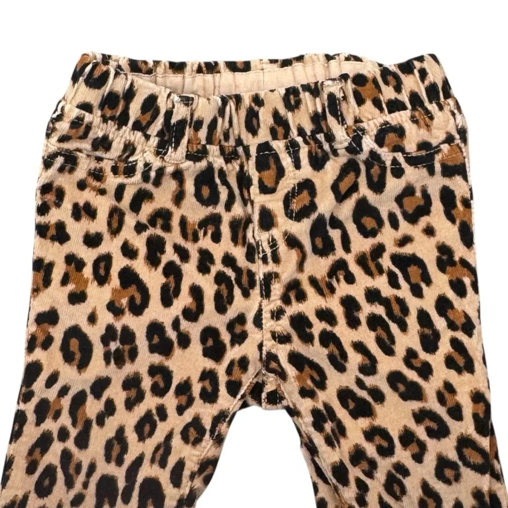 Baby GAP Leopard Corduroy Animal Print Jeans Girls 12-18 Months